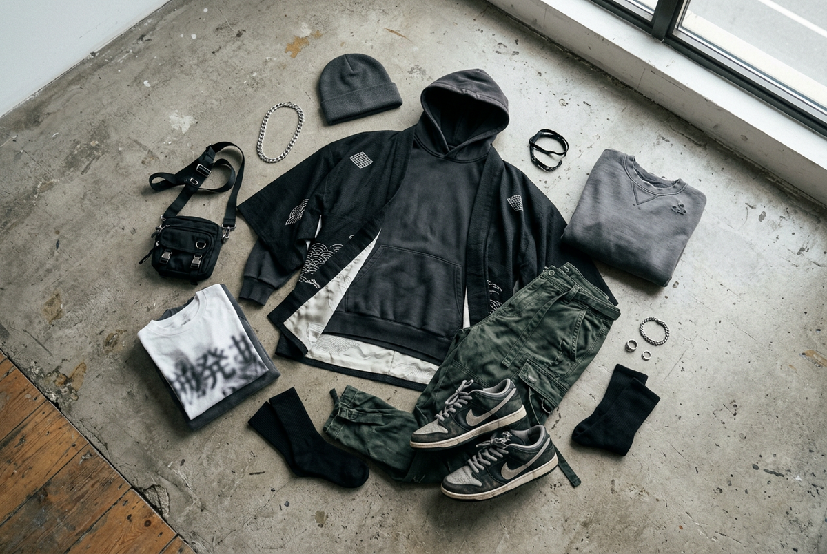 Comment porter un haori en streetwear (sans avoir l'air déguisé)