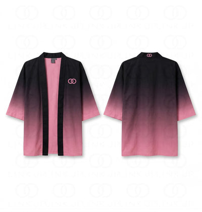 Rose — veste kimono en coton bio
